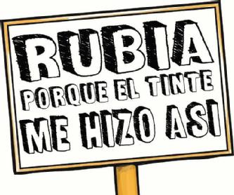 Imagen de Rubia porque el tinte me hizo asi
