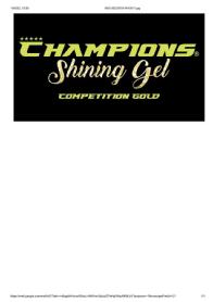 Imagen de CHAMPIONS SHINING GEL COMPETITION GOLD