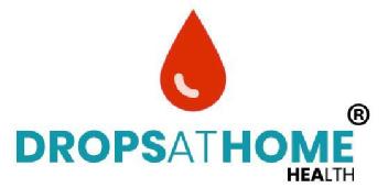 Imagen de DROPSATHOME HEALTH Y UNA GOTA DE SANGRE