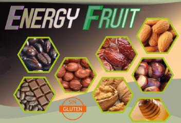 Imagen de dibujo de hexágonos y marca energy fruit