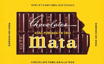 Imagen de CHOCOLATES MATA CASA FUNDADA EN 1886 CHOCOLATE FAMILIAR A LA TAZA PESO 300 GRAMOS