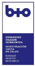 Imagen de BIO EUSKADIKO OSASUN IKERKUNTZA INVESTIGACIÓN VASCA EN SALUD BASQUE HEALTH RESEARCH