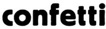 Imagen de CONFETTI, FIG