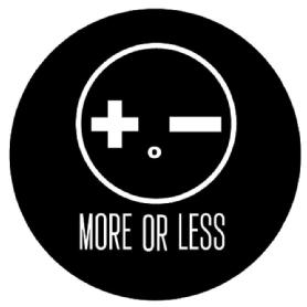 Imagen de + O - MORE OR LESS
