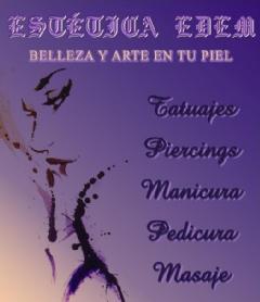 Imagen de SE INCLUYEN TODOS LOS DETALLES DEL MISMO CON COLORES LLAMATIVOS Y VIBRANTES A PARTE DE LOS SERVICIOS COMO TATUAJES,PIERCING,MANICURA,PEDICURA,MASAJES