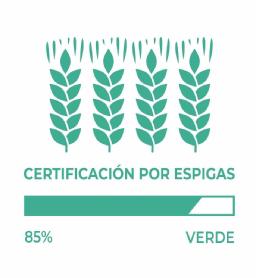 Imagen de CERTIFICACIÓN POR ESPIGAS 85% VERDE