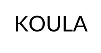 Imagen de Logo negro y blanco con el nombre KOULA