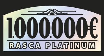 Imagen de 1.000.000 RASCA PLATINUM