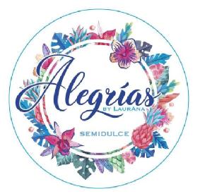 Imagen de logotipo producto con el nombre ALEGRIAS BY LAURANA