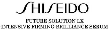 Imagen de SHISEIDO FUTURE SOLUTION LX INTENSIVE FIRMING BRILLIANCE SERUM, FIG
