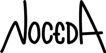 Imagen de Illustracion vectorizada de las letras N,O,C,E,D,A, creando conjuntamente la palabra NOCEDA.Las imagenes de la N y A, estan modificadas frente a las imagenes de las otras letras O,C,E,D