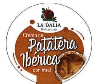 Imagen de LA DALIA RIKISSIMO CREMA DE PATATERA IBERICA CON MIEL