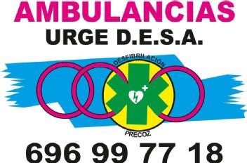 Imagen de AMBULANCIAS URGE D.E.S.A. 696 99 77 18 DESFIBRILACION PRECOZ