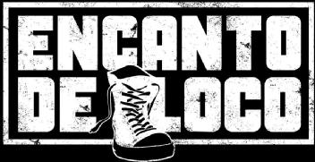 Imagen de ENCANTO DE LOCO , LETRAS GRUESAS DESGASTADAS CON ZAPATILLA