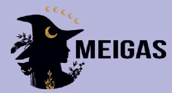 Imagen de MEIGAS LOTERÍAS ( fuente tipográfica MEIGAS: Bebas Neue y LOTERÍAS: Arial Rounded MT Bold)