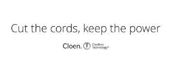 Imagen de Cut the cords, keep the power Cloen. Cordless Technology