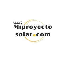 Imagen de MIPROYECTOSOLAR.COM, DIRECCION E.MAIL Y TELEFONO DE CONTACT, LOGO Y PAGINA WEB