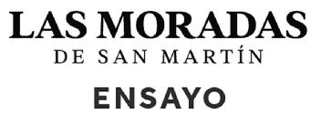 Imagen de LAS MORADAS DE SAN MARTÍN ENSAYO