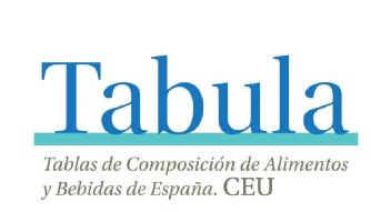 Imagen de Tabula Tablas de Composición de Alimentos y Bebidas de España. CEU