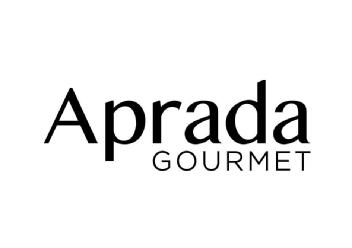 Imagen de Contiene dos palabras: Aprada y Gourmet. Aprada de forma individual yAprada y Gourmet de forma conjunta, cada palabra puede estar en colores disntintos