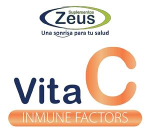 Imagen de SUPLEMENTOS ZEUS UNA SONRISA PARA TU SALUD VITA C INMUNE FACTORS