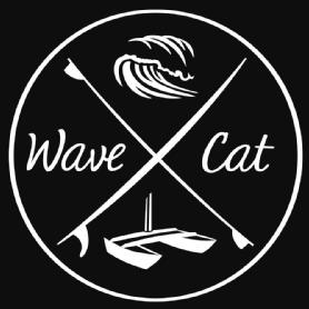 Imagen de Wave.cat forma parte del logo y además representa el nombre completo de wave.catamaran