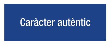 Imagen de Caracter autentic
