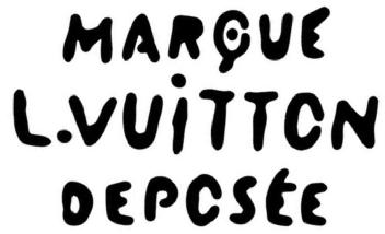 Imagen de MARQUE L.VUITTON DEPOSEE, FIG