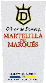 Imagen de D OLIVAR DE DOMECQ S.L. MARTELILLA DEL MARQUÉS RESERVA DE FAMILIA 1940 JEREZ DE LA FRONTERA