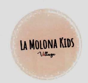 Imagen de LA MOLONA KIDS Village ( La i de Village en rojo, y el punto de la i es un corazón también en rojo)