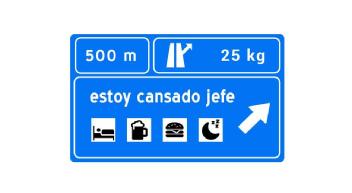 Imagen de Estoy cansado jefe 500m 25kg