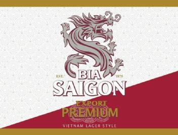 Imagen de BIA SAIGON EXPORT PREMIUM VIETNAM LAGER STYLE EST. 1875