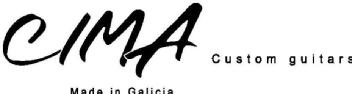 Imagen de CIMA Custom guitars Made in Galicia
