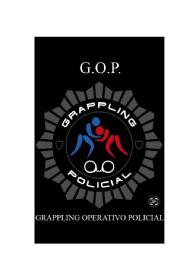 Imagen de G.O.P GRAPPLING OPERATIVO POLICIAL DIBUJO DE DOS MUÑECOS LUCHANDO Y UNOS GRILLETES