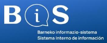 Imagen de Barneko informazio-sistema / Sistema Interno de información
