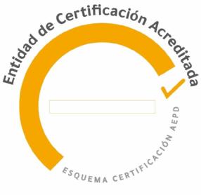 Imagen de Entidad de certificación acreditada ESQUEMA CERTIFICACIÓN AEPD