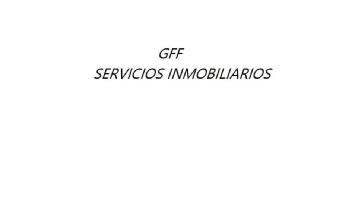 Imagen de GFF SERVICIOS INMOBILIARIOS