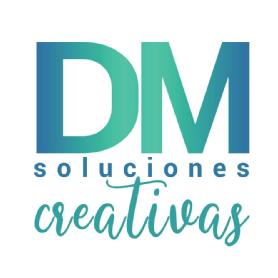 Imagen de Las letras D y M además de las palabras SOLUCIONES CREATIVAS