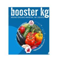Imagen de BOOSTER KG ABONO ÓRGANO - MINERAL NK LÍQUIDO AUMENTO CALIDAD Q AUMENTO PRODUCCIÓN