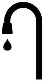 Imagen de grifo y gota de agua