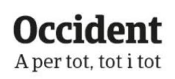 Imagen de OCCIDENT A PER TOT, TOT I TOT