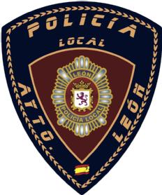 Imagen de EMBLEMA DE BRAZO DEL UNIFORME DE LA POLICIA LOCAL DEL AYUNTAMIENTO DELEON