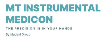 Imagen de MT INSTRUMENTAL MEDICON THE PRECISION IS IN YOUR HANDS BY MADANI GROUP