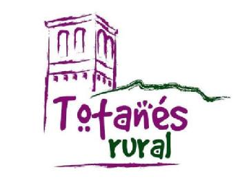 Imagen de Torre de iglesia del pueblo, silueta de los montes de Toledo y nombrede la razon social