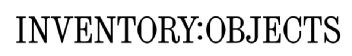 Imagen de INVENTORY:OBJECTS