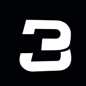 Imagen de D3 BURGOS ACADEMYLa imagen consta de un fondo negro con un 3 de colorblanco divididos en dos cuerpos; uno superior y otro inferior, y sin ningún otro distintivo más