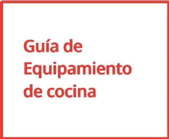 Imagen de Guía Equipamiento Cocina