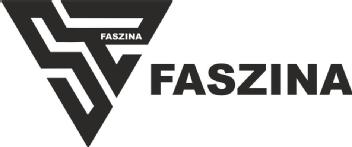 Imagen de LOGO CON UNA S Y UNA Z EN FORMA DE TRIANGULO CON EL NOMBRE FASZINA DENTRO, TIPOGRAFIA FASZINA LETRAS GRUESAS