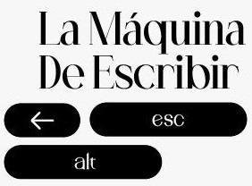 Imagen de LA MAQUINA DE ESCRIBIR ESC ALT