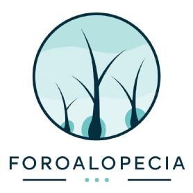 Imagen de CÍRCULO DEGRADADO CON PELOS Y TEXTO FOROALOPECIA
